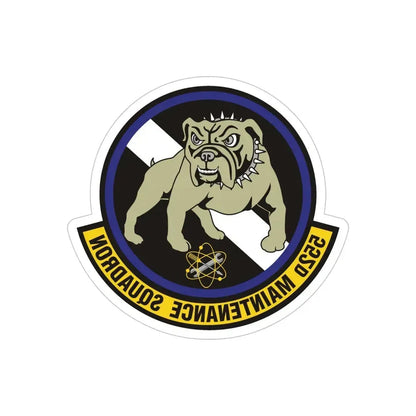 552 Maintenance Squadron ACC (U.S. Air Force) REVERSE PRINT Transparent Die-Cut STICKER - The Sticker Space