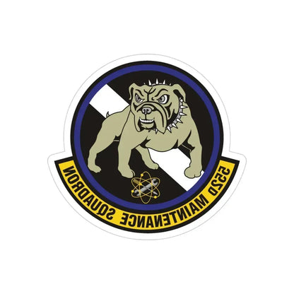 552 Maintenance Squadron ACC (U.S. Air Force) REVERSE PRINT Transparent Die-Cut STICKER - The Sticker Space