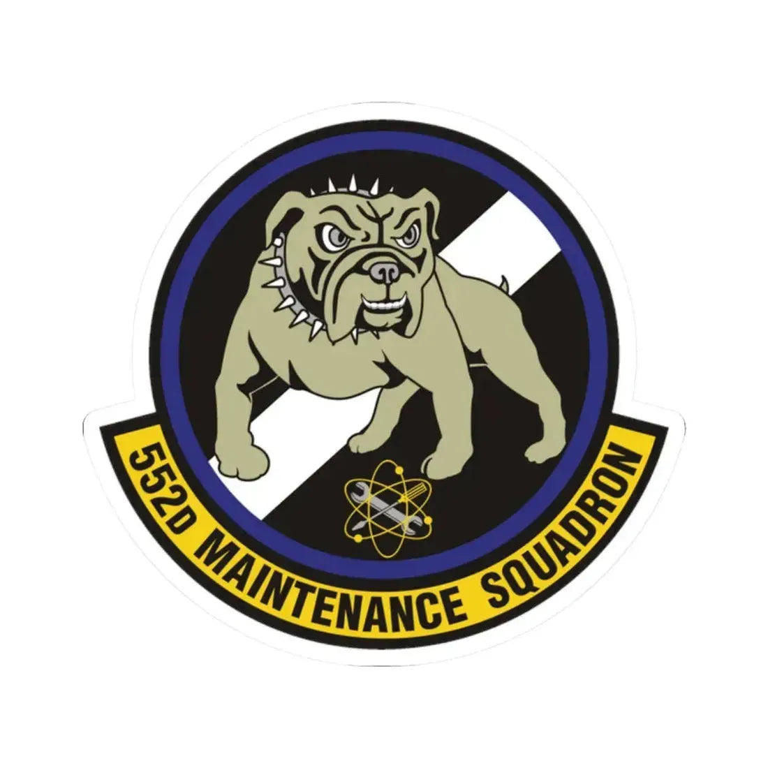 552 Maintenance Squadron ACC (U.S. Air Force) STICKER Vinyl Kiss-Cut Decal 2 Inch White - The Sticker Space