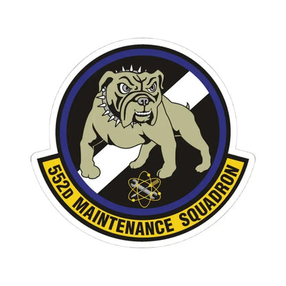 552 Maintenance Squadron ACC (U.S. Air Force) STICKER Vinyl Kiss-Cut Decal 4 Inch White - The Sticker Space