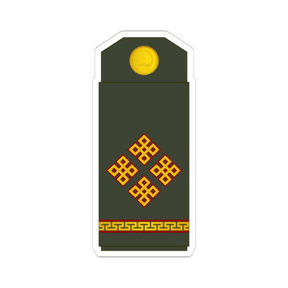 12 Mongolian Army CPT (Mongolia) (Military Rank) STICKER Vinyl Kiss-Cut Decal