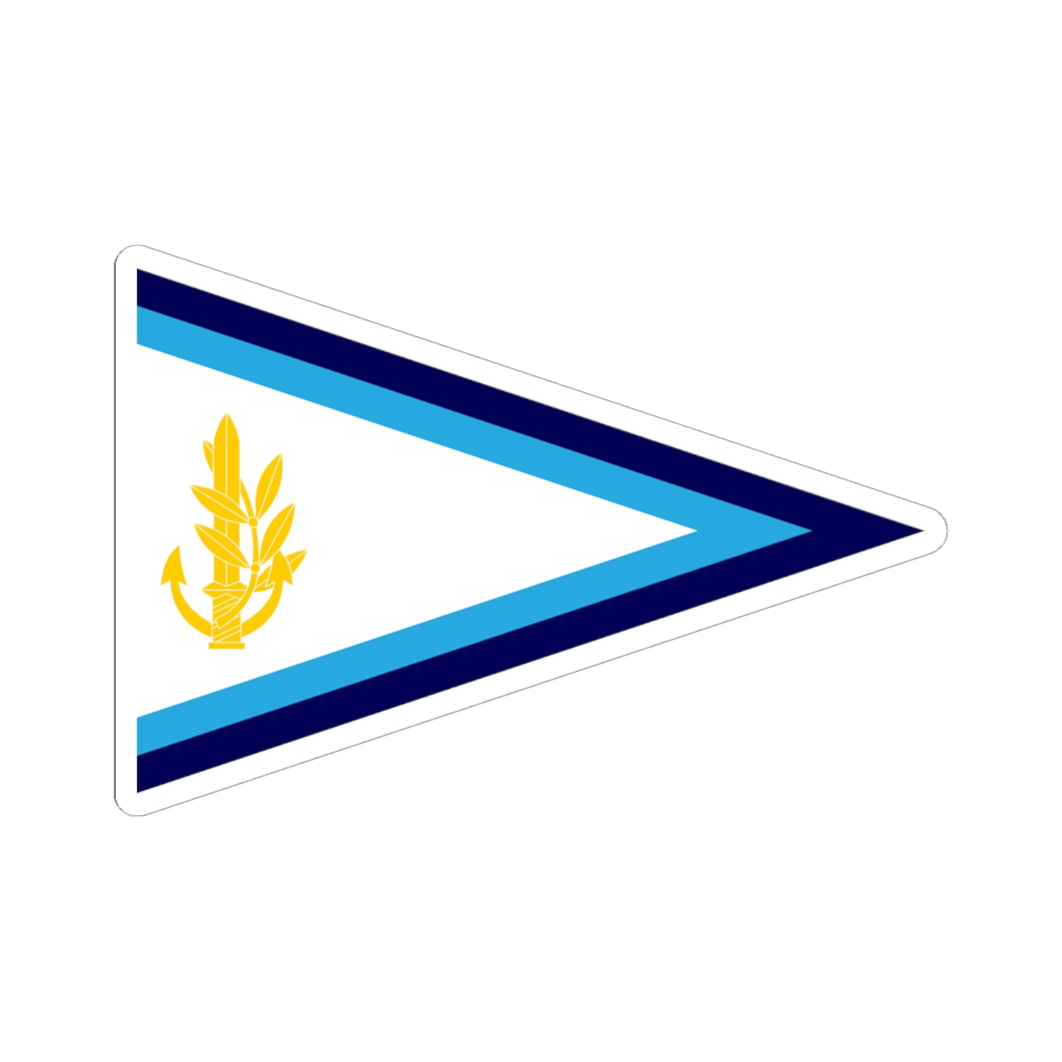 Senior Officers Pendant of the Israeli Navy (Israel) STICKER Vinyl Kiss-Cut Decal