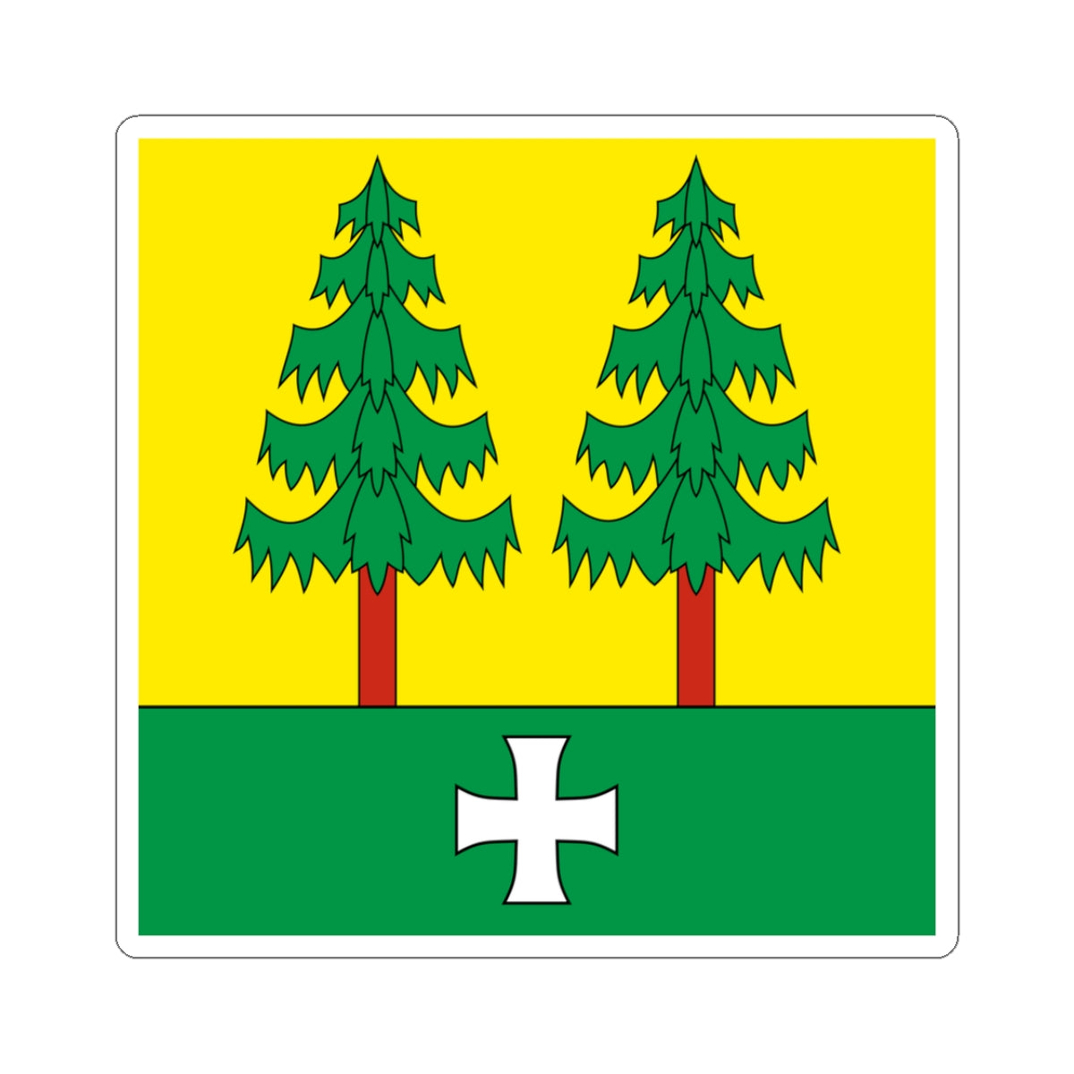 CHE Bietenholz Flag (Switzerland) STICKER Vinyl Kiss-Cut Decal