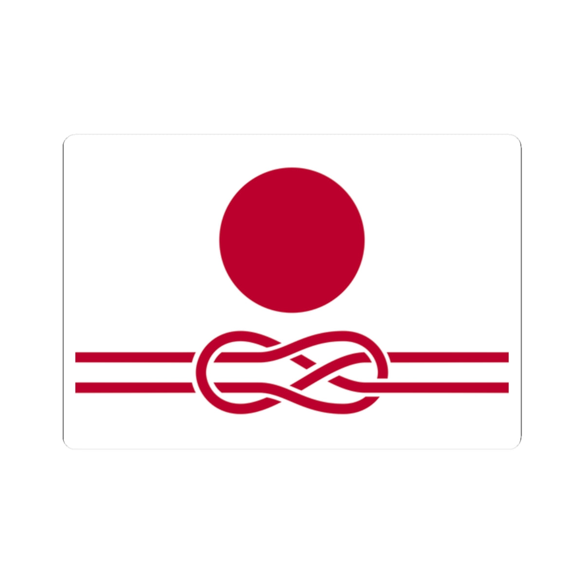 Flag of JAVA (Japan) STICKER Vinyl Kiss-Cut Decal