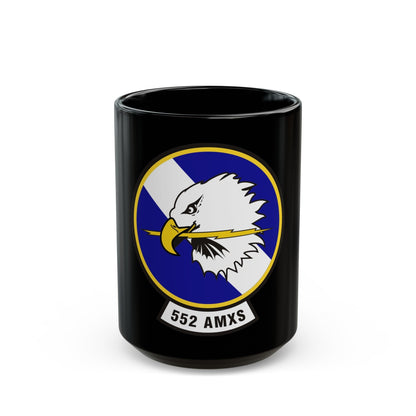 552d Aircraft Maintenance Squadron (U.S. Air Force) Black Coffee Mug-15oz-The Sticker Space