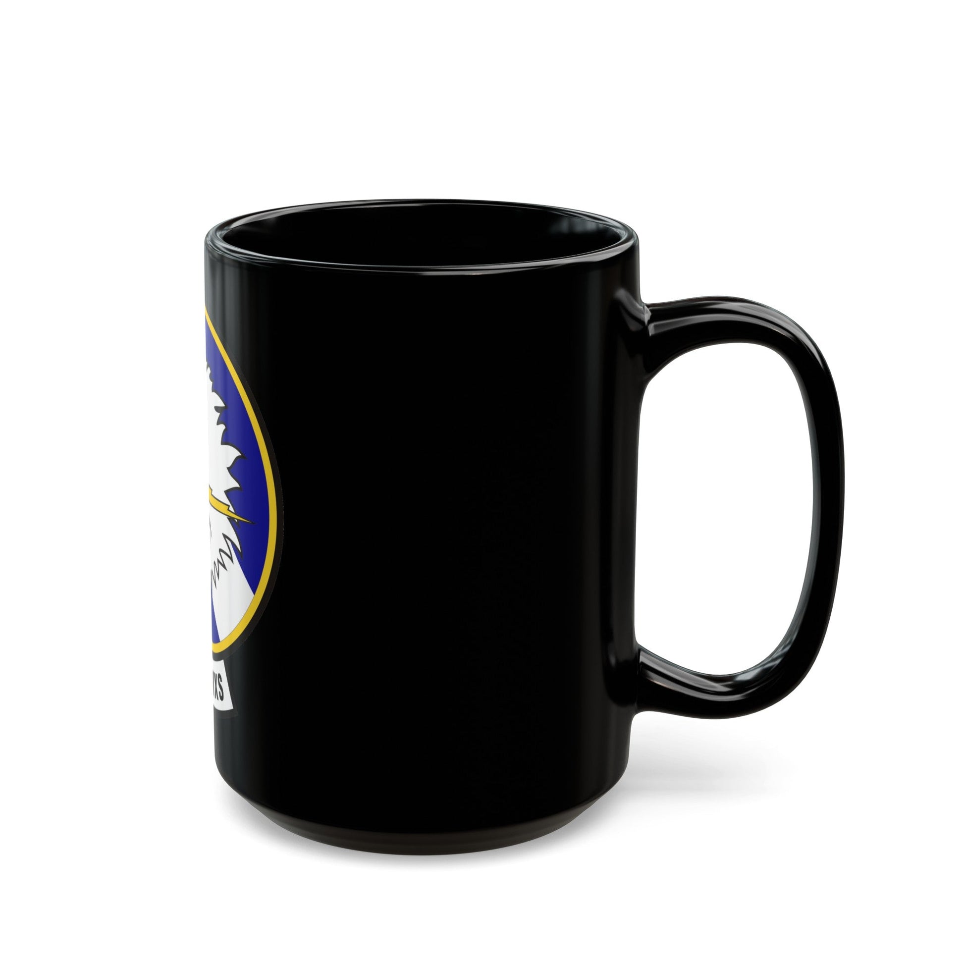 552d Aircraft Maintenance Squadron (U.S. Air Force) Black Coffee Mug-The Sticker Space