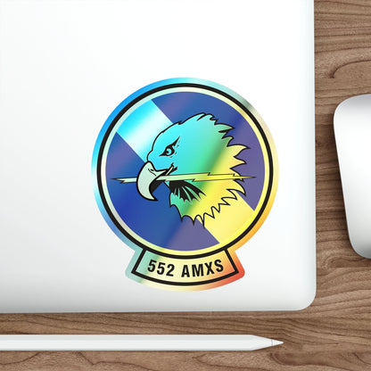 552d Aircraft Maintenance Squadron (U.S. Air Force) Holographic STICKER Die-Cut Vinyl Decal-The Sticker Space