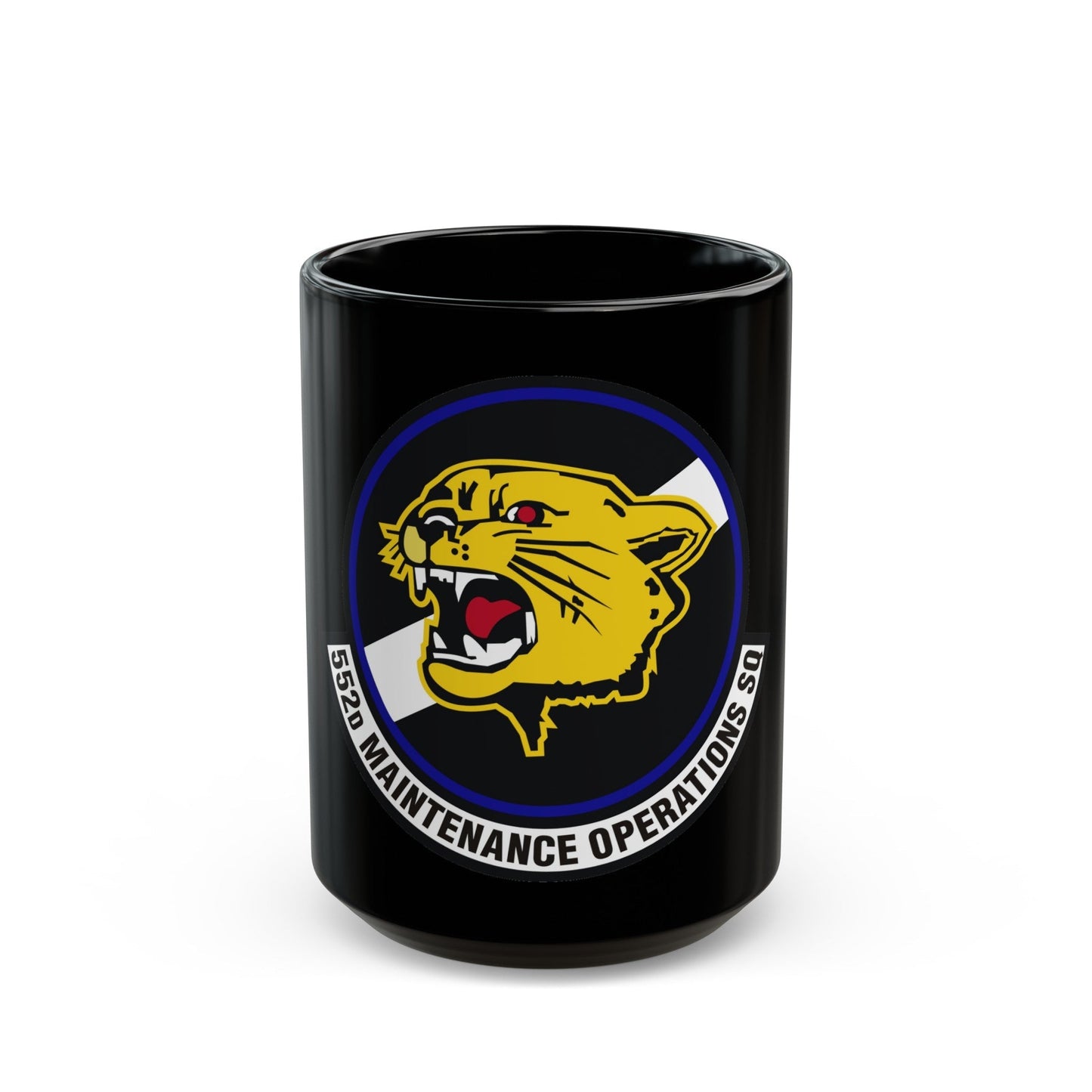 552nd Maintenance Operations Squadron (U.S. Air Force) Black Coffee Mug-15oz-The Sticker Space