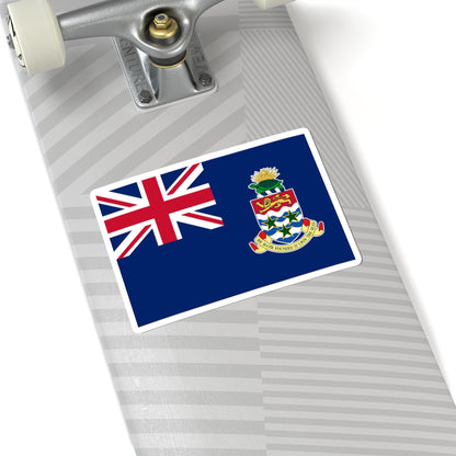 Flag of the Cayman Islands 3-2 (United Kingdom) STICKER Vinyl Kiss-Cut Decal
