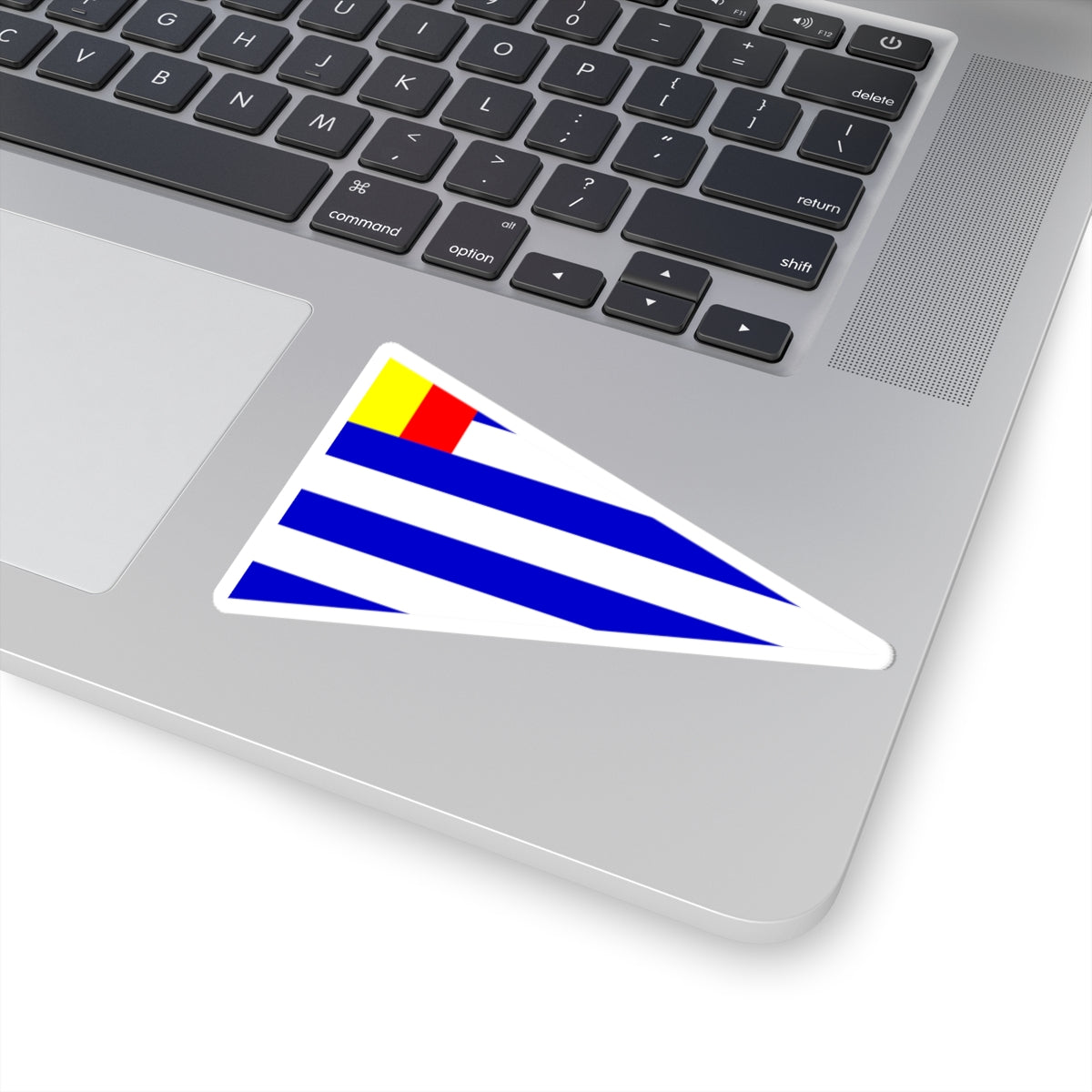 Flag of societe nautique de geneve (Switzerland) STICKER Vinyl Kiss-Cut Decal