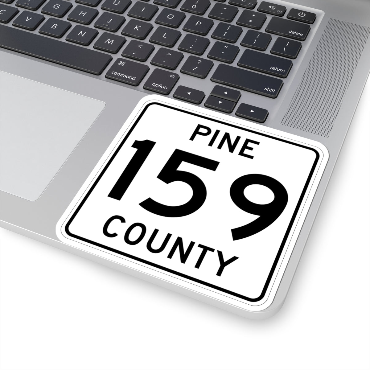 Pine County Route 159 MN (Minnesota) (Road Sign) STICKER Vinyl Kiss-Cut Decal