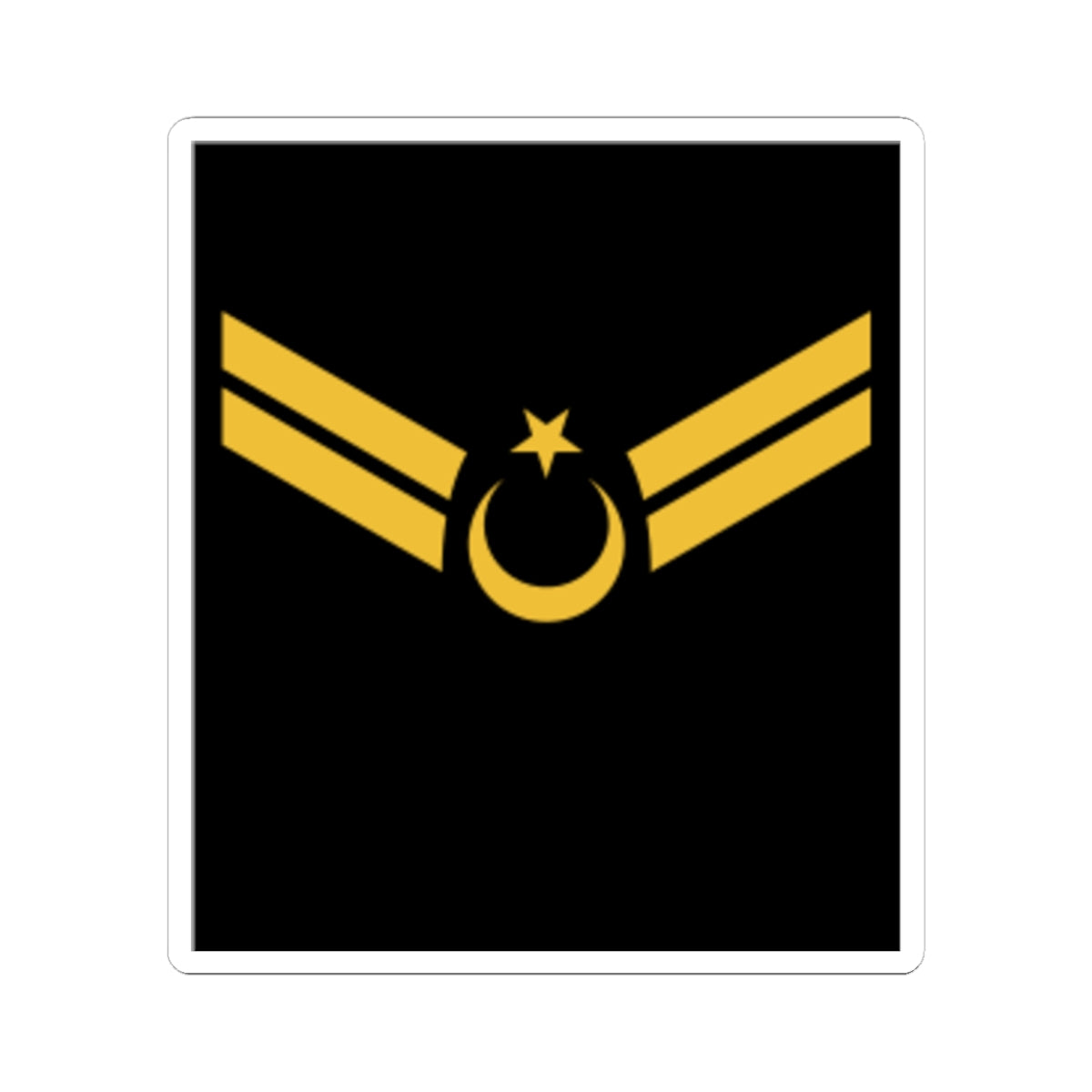Astsubay Çavuş rütbe (Turkey) (Military Rank) STICKER Vinyl Kiss-Cut Decal
