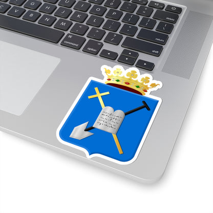 Bedum wapen (Netherlands) (Coat of Arms) STICKER Vinyl Kiss-Cut Decal