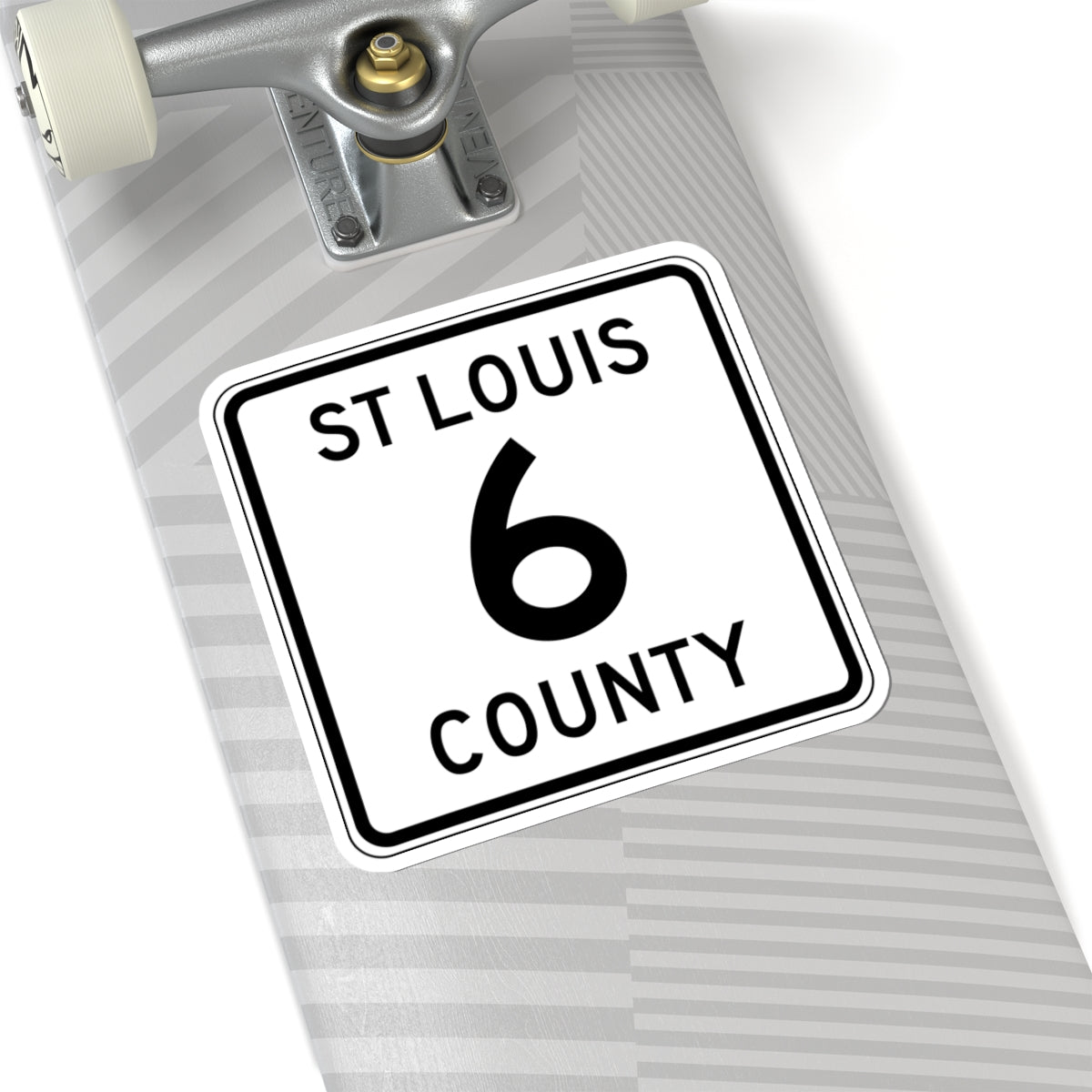 St Louis County Route 6 MN (Minnesota) (Road Sign) STICKER Vinyl Kiss-Cut Decal