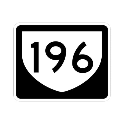 PR urban primary 196 (Puerto Rico) (Road Sign) STICKER Vinyl Kiss-Cut Decal