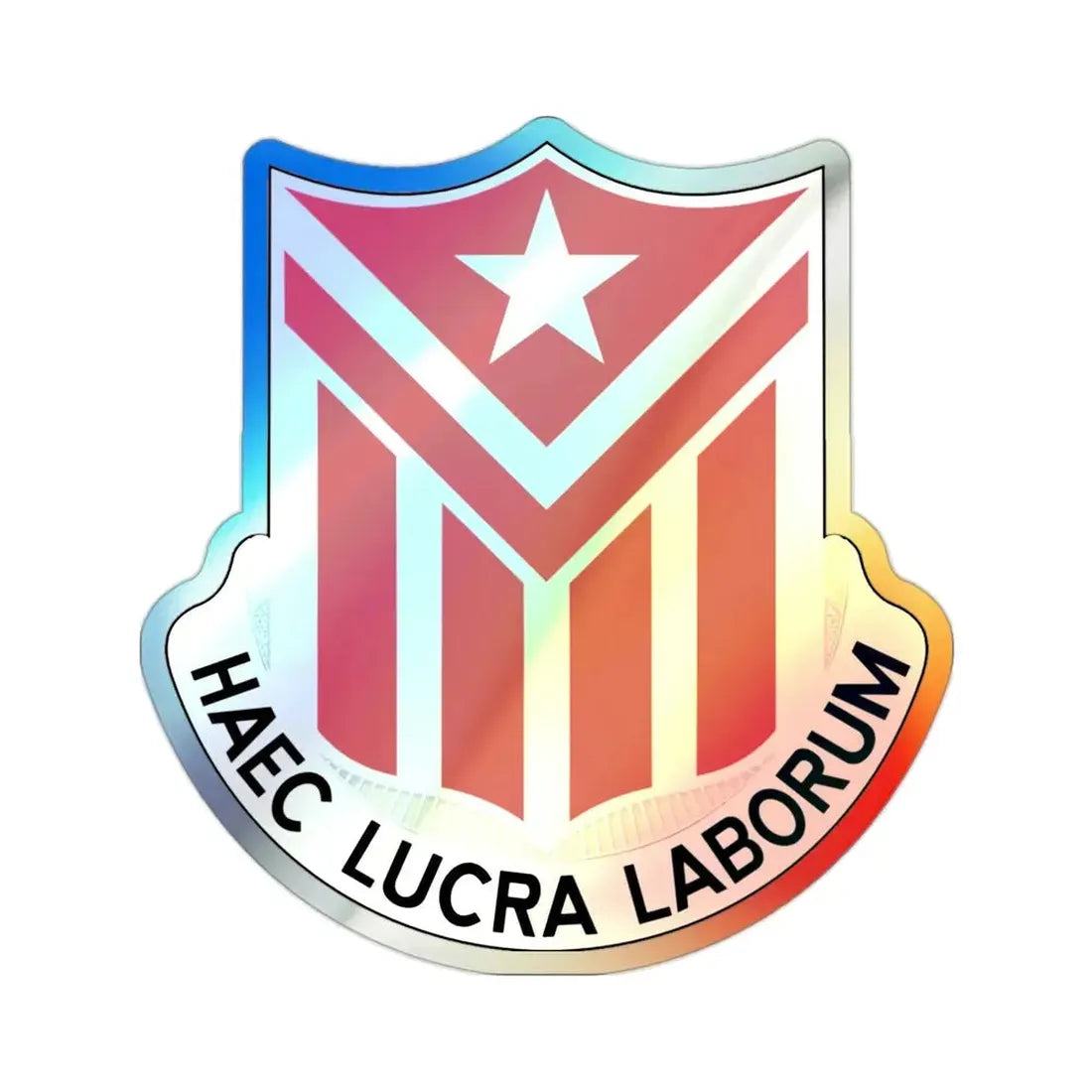 554 Engineer Battalion (U.S. Army) Holographic STICKER Die-Cut Vinyl Decal - The Sticker Space