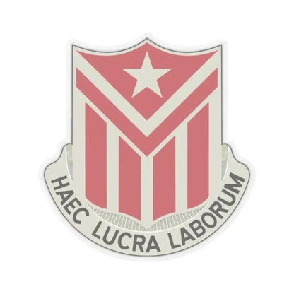 554 Engineer Battalion (U.S. Army) STICKER Vinyl Kiss-Cut Decal 2 Inch Transparent - The Sticker Space