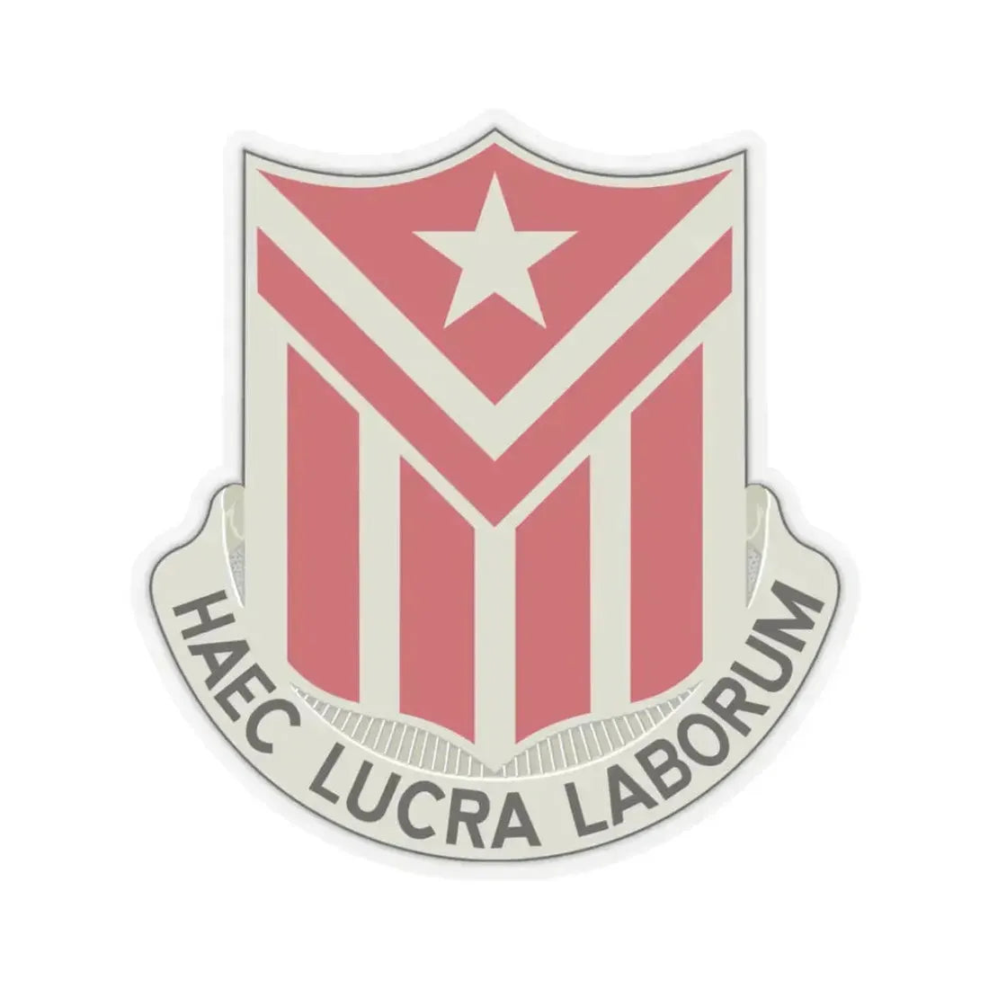 554 Engineer Battalion (U.S. Army) STICKER Vinyl Kiss-Cut Decal 3 Inch Transparent - The Sticker Space