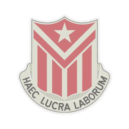 554 Engineer Battalion (U.S. Army) STICKER Vinyl Kiss-Cut Decal 3 Inch Transparent - The Sticker Space