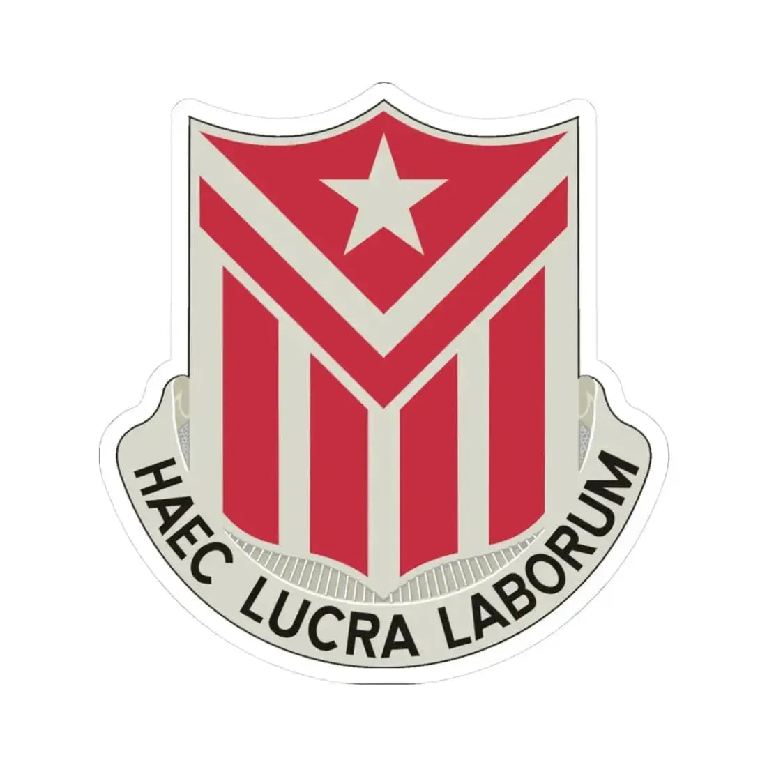 554 Engineer Battalion (U.S. Army) STICKER Vinyl Kiss-Cut Decal 3 Inch White - The Sticker Space