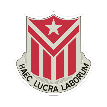 554 Engineer Battalion (U.S. Army) STICKER Vinyl Kiss-Cut Decal 3 Inch White - The Sticker Space