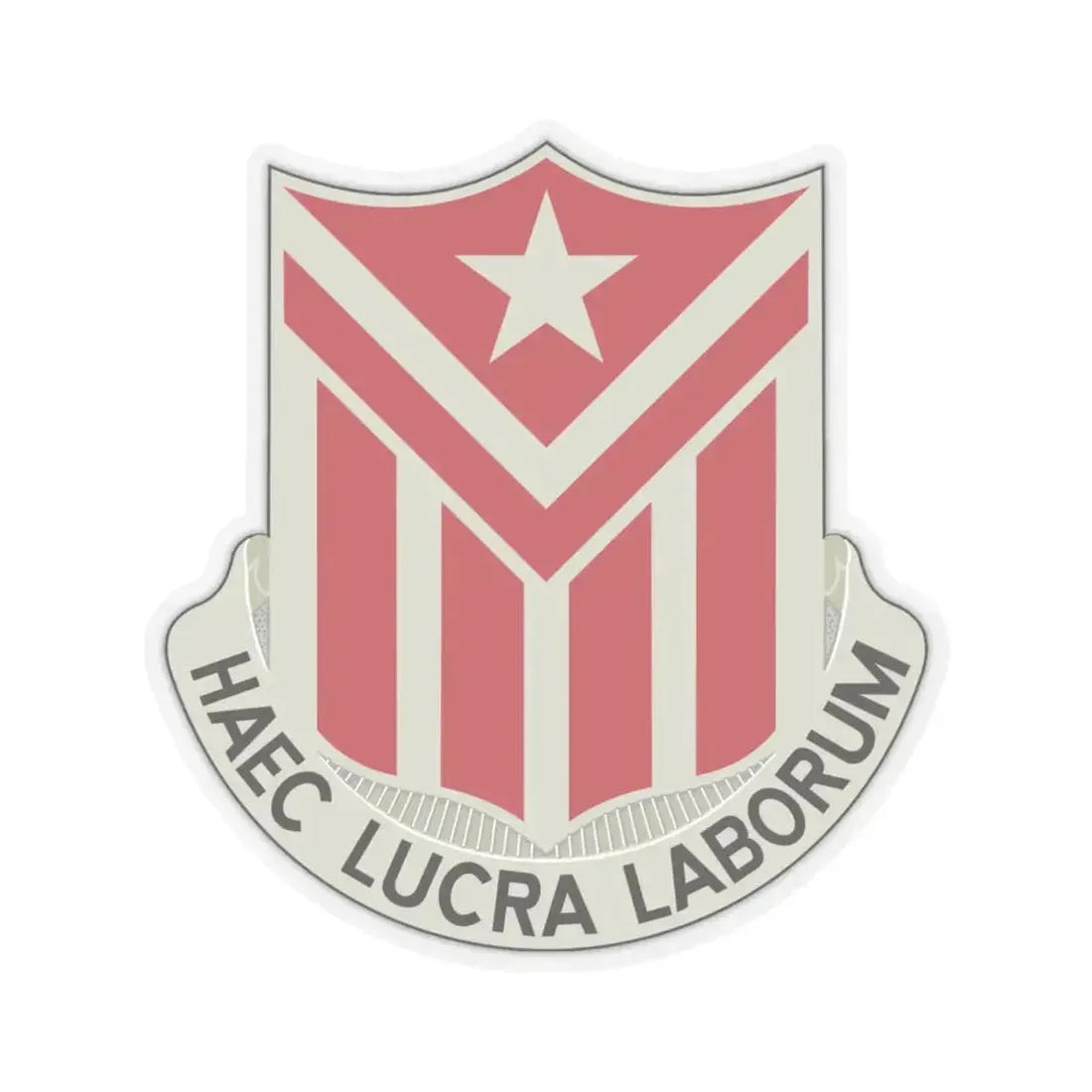 554 Engineer Battalion (U.S. Army) STICKER Vinyl Kiss-Cut Decal 4 Inch Transparent - The Sticker Space