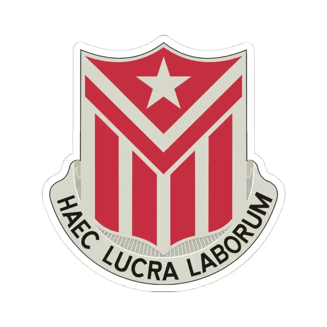 554 Engineer Battalion (U.S. Army) STICKER Vinyl Kiss-Cut Decal 4 Inch White - The Sticker Space