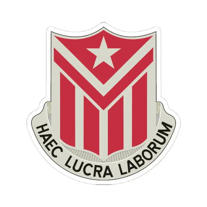 554 Engineer Battalion (U.S. Army) STICKER Vinyl Kiss-Cut Decal 4 Inch White - The Sticker Space