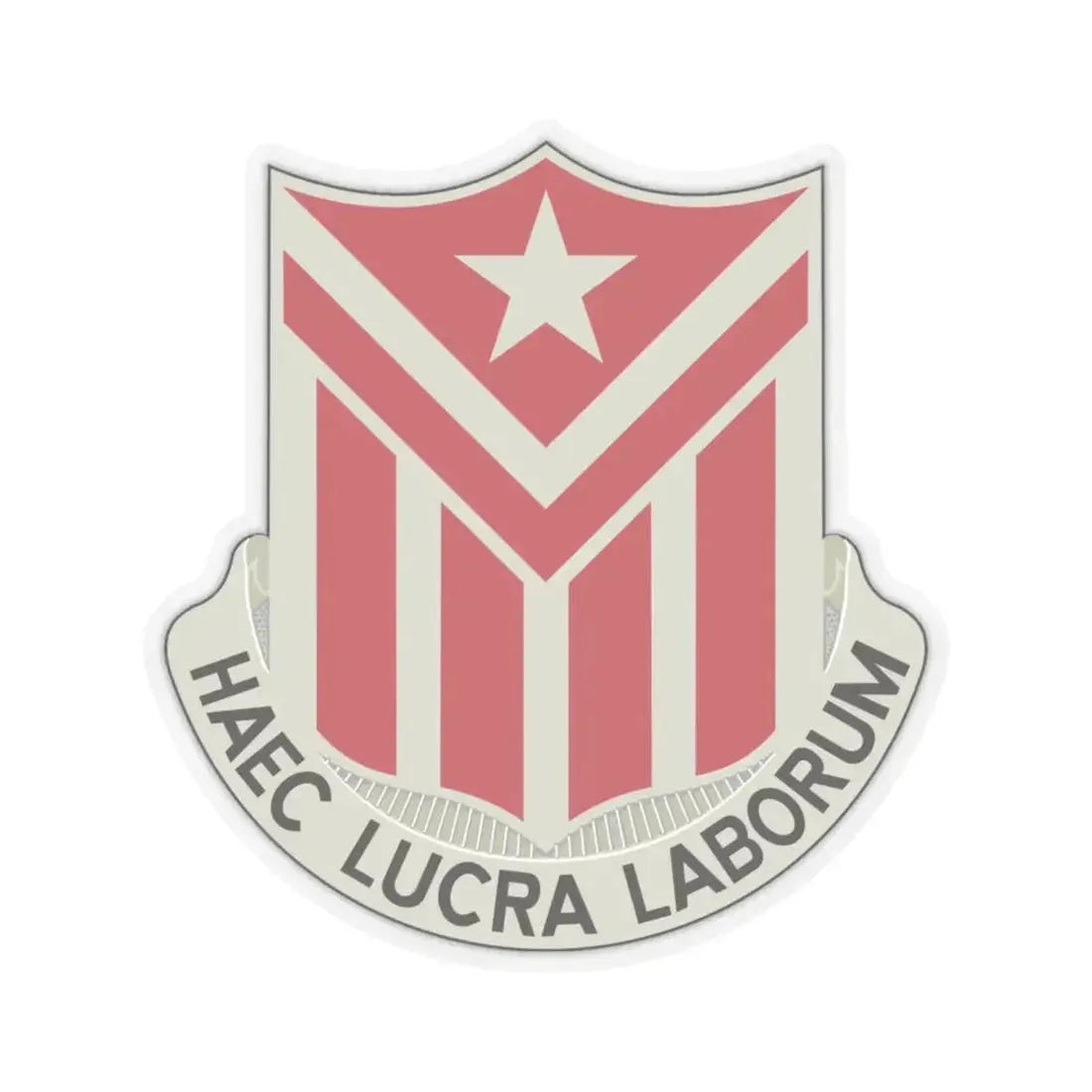 554 Engineer Battalion (U.S. Army) STICKER Vinyl Kiss-Cut Decal 6 Inch Transparent - The Sticker Space