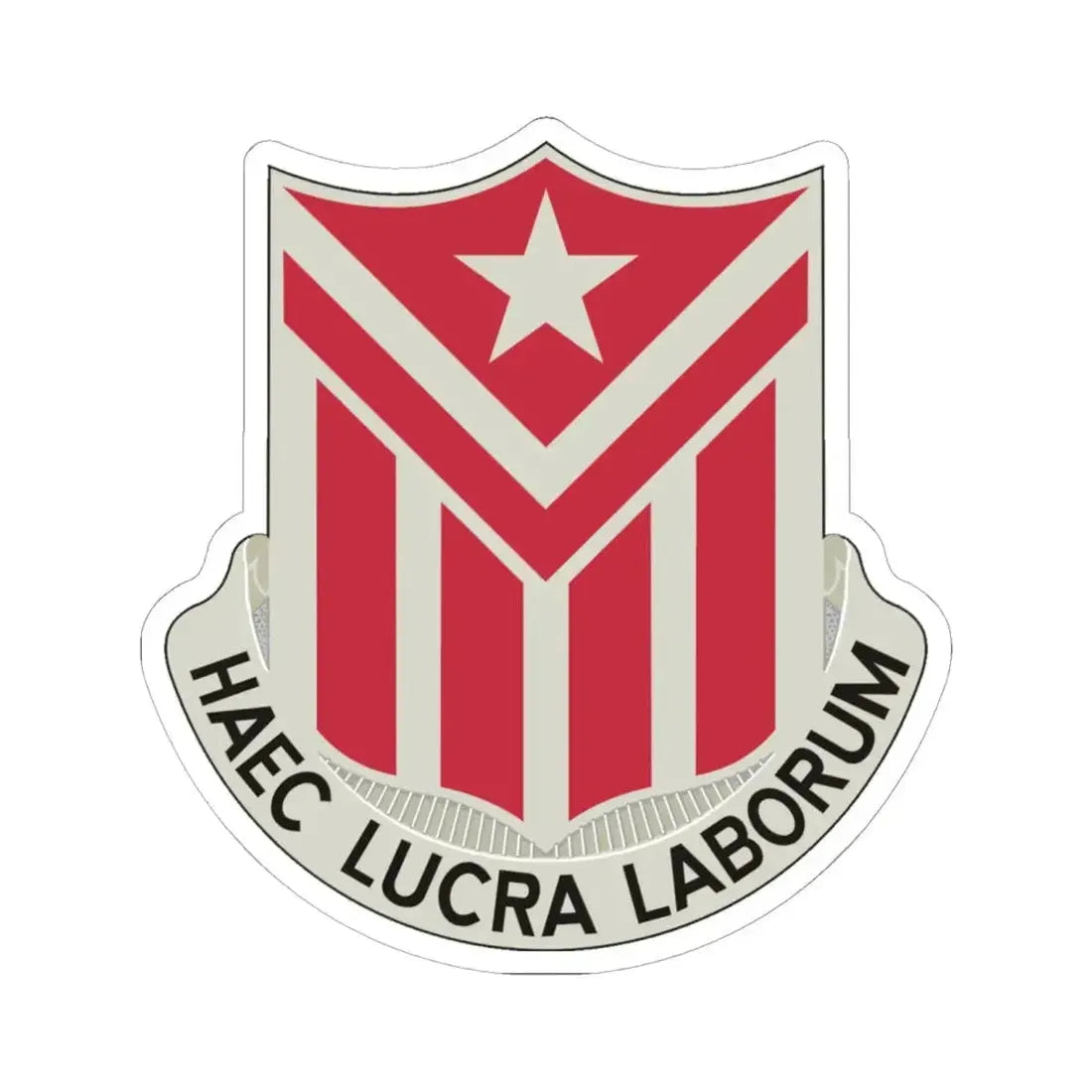 554 Engineer Battalion (U.S. Army) STICKER Vinyl Kiss-Cut Decal 6 Inch White - The Sticker Space