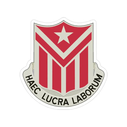 554 Engineer Battalion (U.S. Army) Transparent STICKER Die-Cut Vinyl Decal 2 Inch - The Sticker Space