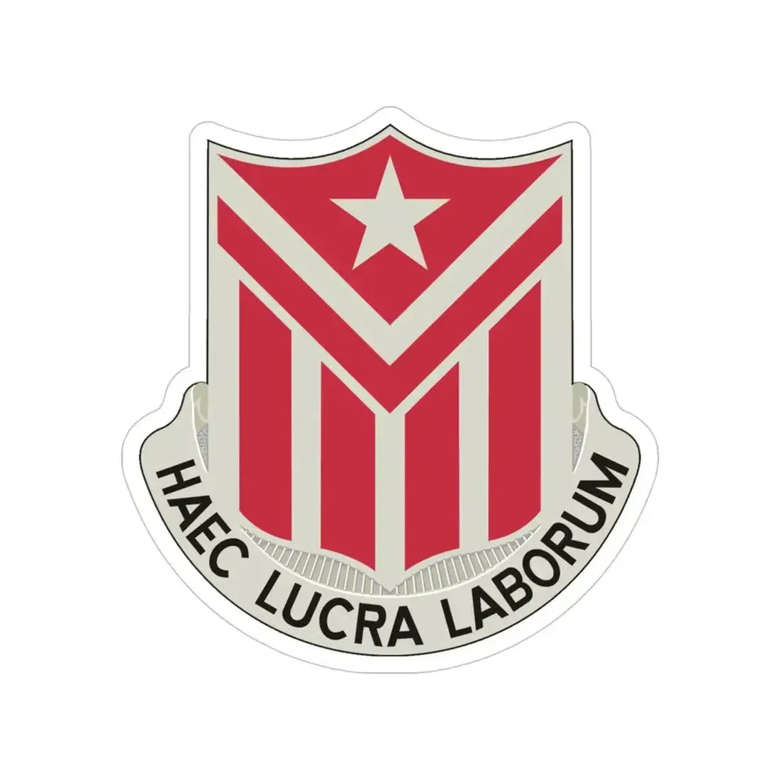 554 Engineer Battalion (U.S. Army) Transparent STICKER Die-Cut Vinyl Decal 4 Inch - The Sticker Space