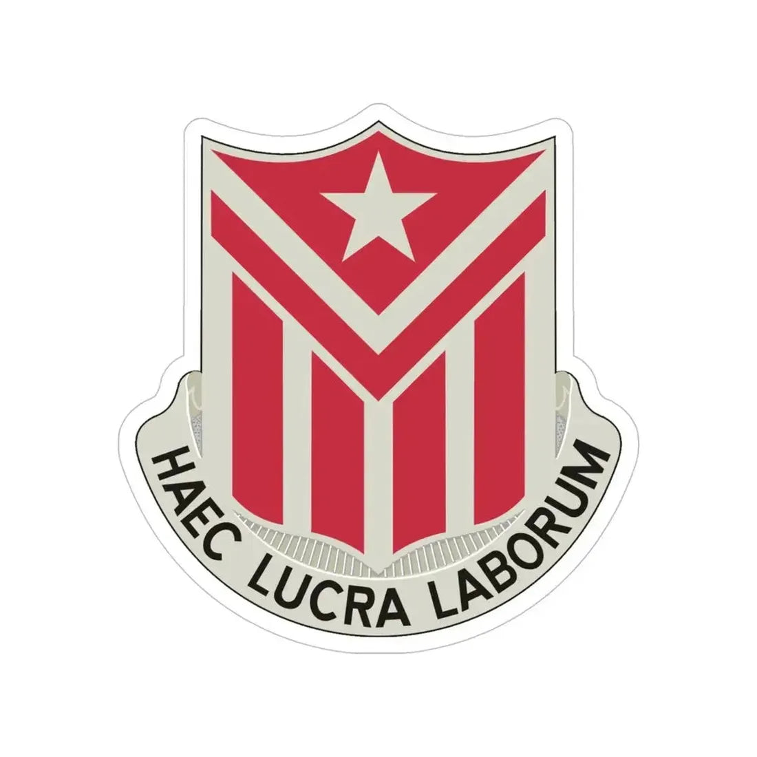 554 Engineer Battalion (U.S. Army) Transparent STICKER Die-Cut Vinyl Decal 5 Inch - The Sticker Space