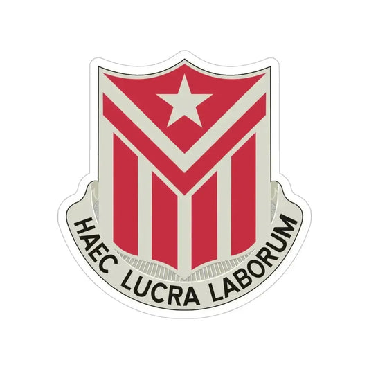 554 Engineer Battalion (U.S. Army) Transparent STICKER Die-Cut Vinyl Decal 6 Inch - The Sticker Space