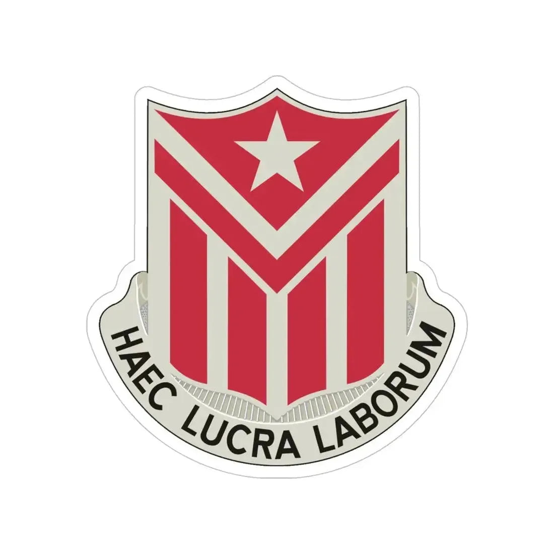 554 Engineer Battalion (U.S. Army) Transparent STICKER Die-Cut Vinyl Decal 6 Inch - The Sticker Space