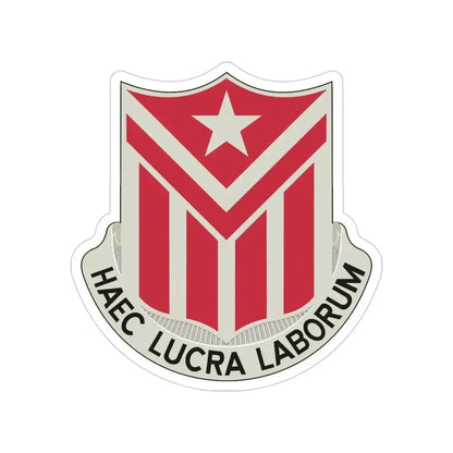 554 Engineer Battalion (U.S. Army) Transparent STICKER Die-Cut Vinyl Decal 6 Inch - The Sticker Space