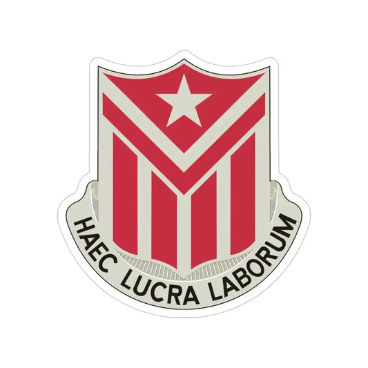 554 Engineer Battalion (U.S. Army) Transparent STICKER Die-Cut Vinyl Decal 6 Inch - The Sticker Space