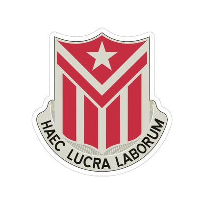 554 Engineer Battalion (U.S. Army) Transparent STICKER Die-Cut Vinyl Decal - The Sticker Space