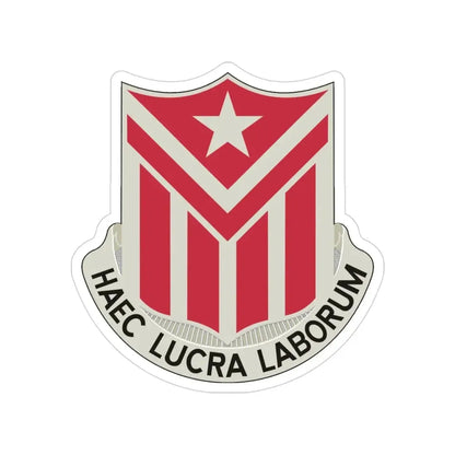 554 Engineer Battalion (U.S. Army) Transparent STICKER Die-Cut Vinyl Decal - The Sticker Space