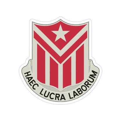 554 Engineer Battalion (U.S. Army) Transparent STICKER Die-Cut Vinyl Decal - The Sticker Space