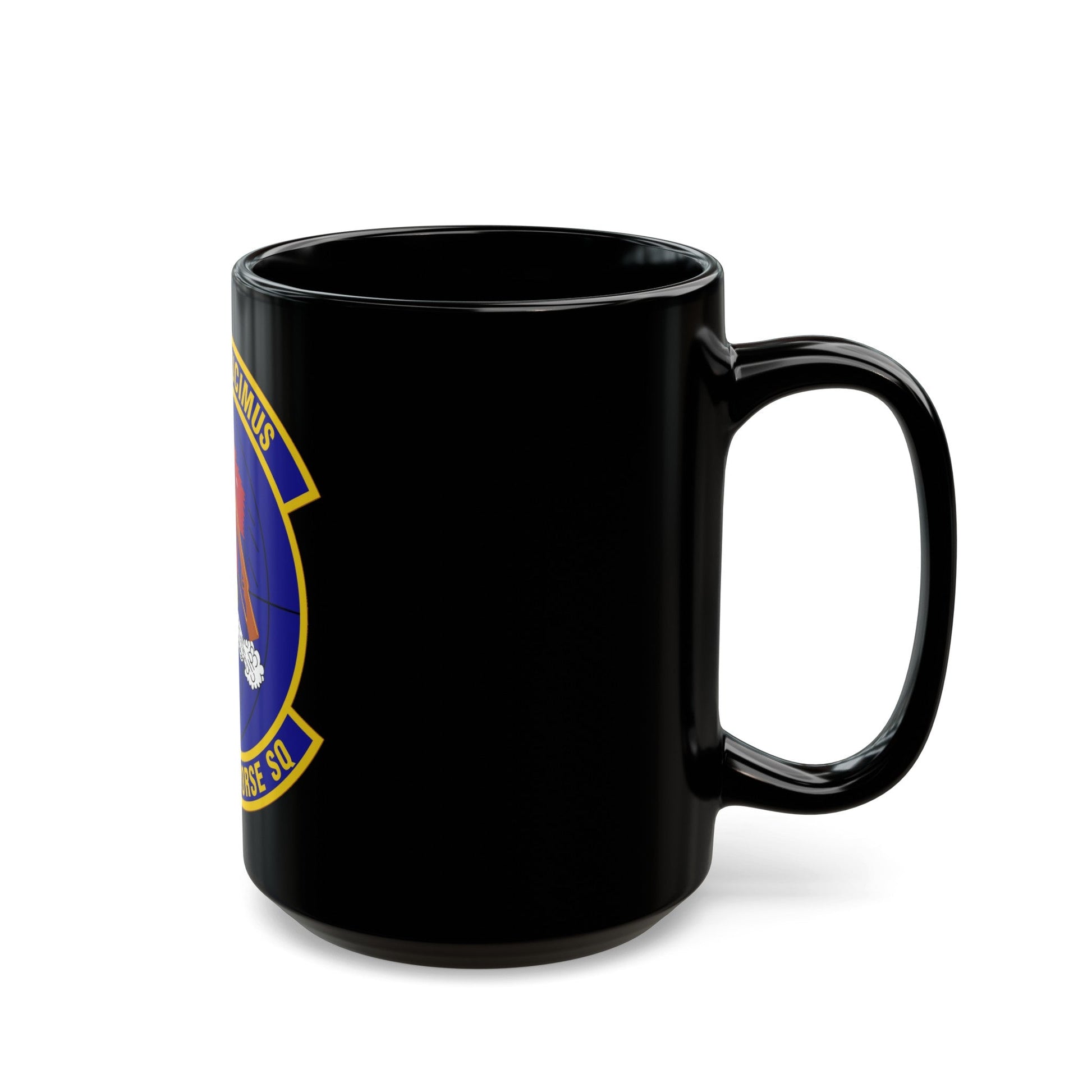 554 RED HORSE Squadron PACAF (U.S. Air Force) Black Coffee Mug-The Sticker Space