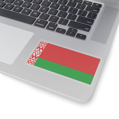 Flag of Belarus darker colors (Belarus) STICKER Vinyl Kiss-Cut Decal