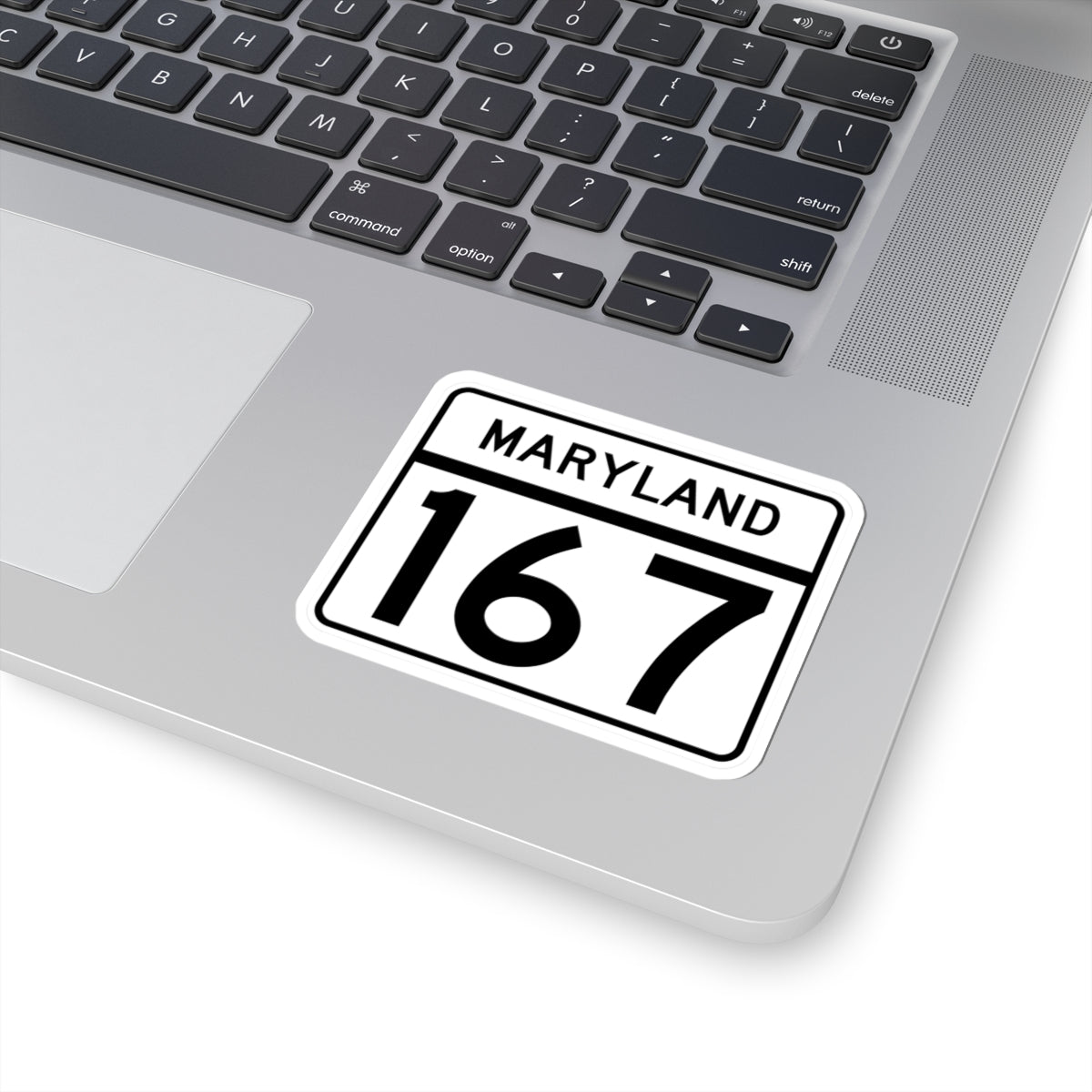 MD Route 167 (Maryland) (Road Sign) STICKER Vinyl Kiss-Cut Decal