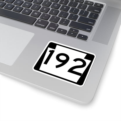 PA-192 (Pennsylvania) (Road Sign) STICKER Vinyl Kiss-Cut Decal