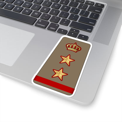 12. KLF COL (Kuwait) (Military Rank) STICKER Vinyl Kiss-Cut Decal