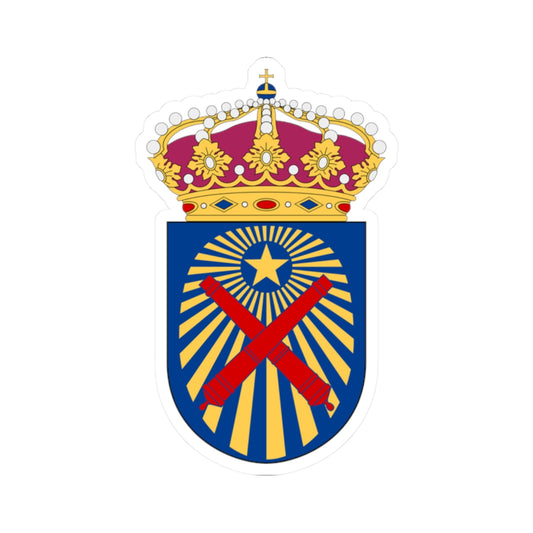 Artilleri- och ingenjörshögskolan vapen (Sweden) (Coat of Arms) STICKER Vinyl Kiss-Cut Decal