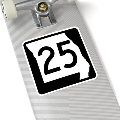MO-25 (Missouri) (Road Sign) STICKER Vinyl Kiss-Cut Decal