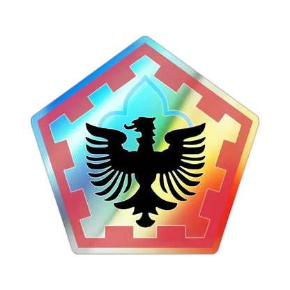 555th Engineer Brigade (U.S. Army) Holographic STICKER Die-Cut Vinyl Decal - The Sticker Space