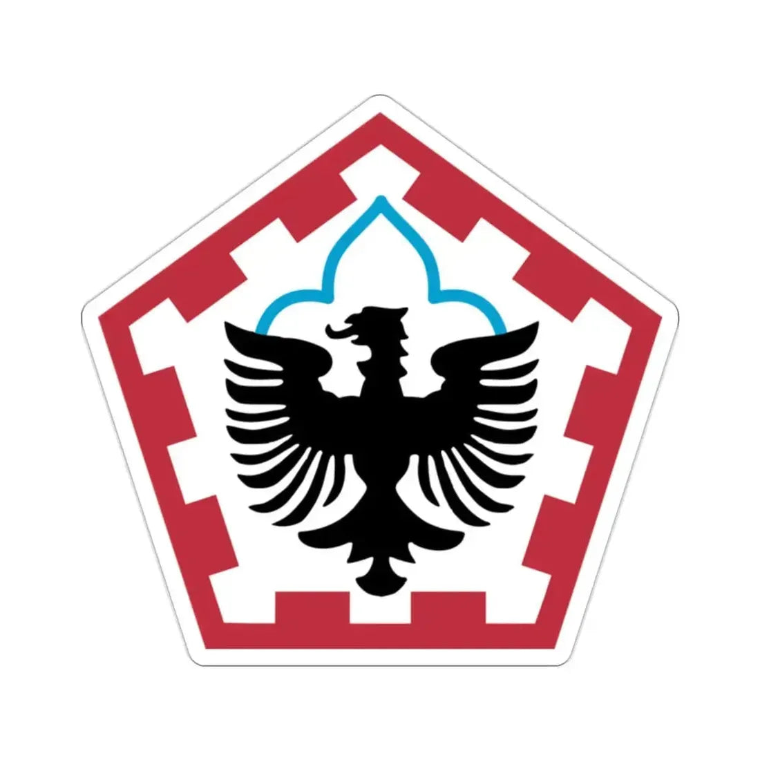 555th Engineer Brigade (U.S. Army) STICKER Vinyl Die-Cut Decal 2 Inch - The Sticker Space