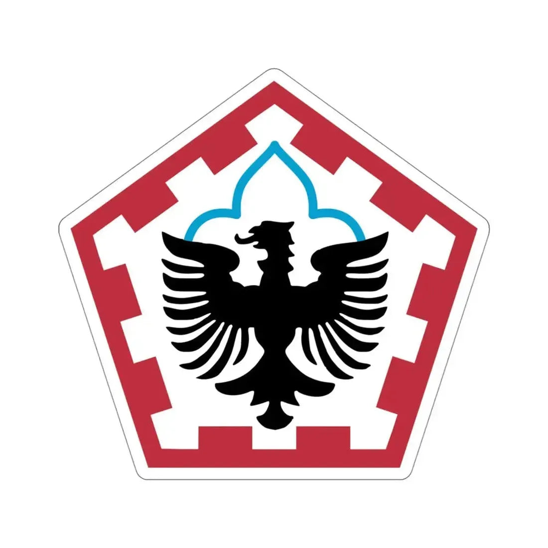 555th Engineer Brigade (U.S. Army) STICKER Vinyl Die-Cut Decal 4 Inch - The Sticker Space